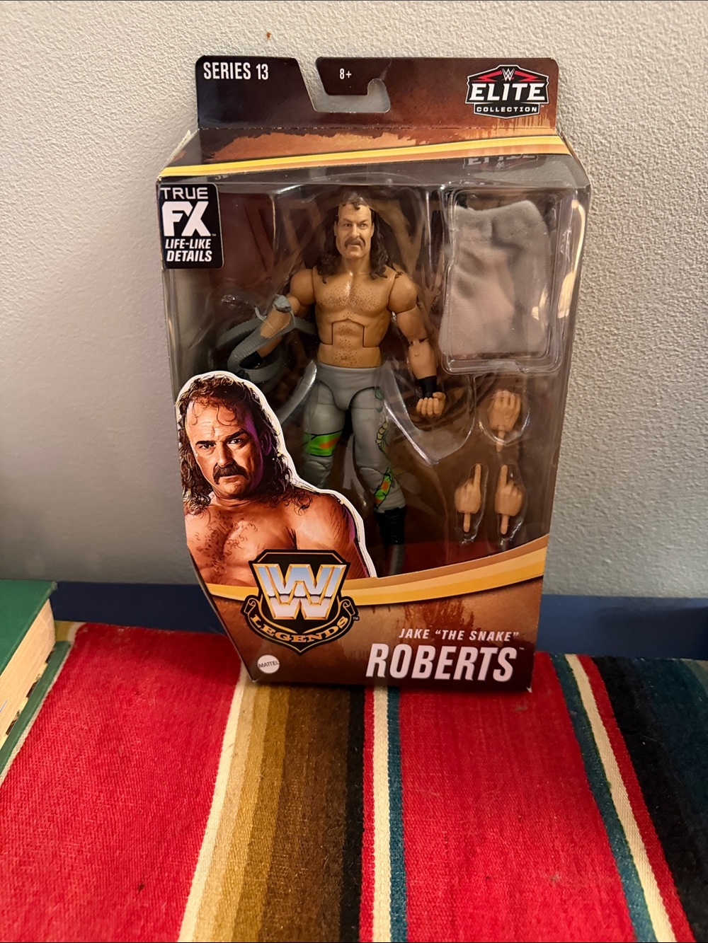 Chase WWE Elite Series 13 Jake "The Snake" Roberts Action Figure - Chase Gray